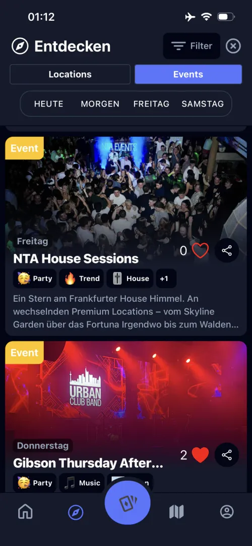 Meventure Feature: Qualität vor Quantität - Auf unserer App findest du Klasse statt Masse. Unser Ziel ist es, Dir die besten...